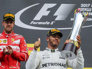 Lewis Hamilton gana en Spa-Francorchamps