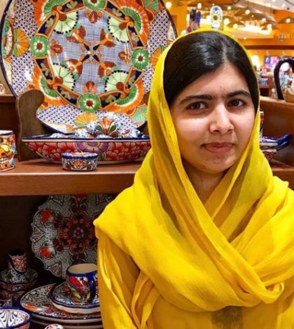 ‘¡Hola México!’, tuitea Malala desde Cancún