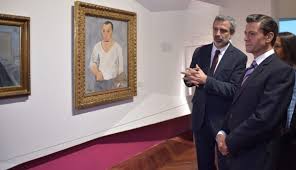 Peña Nieto recorre exposición de Picasso y Rivera en Bellas Artes