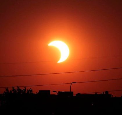 Llaman a extremar medidas de seguridad para ver el eclipse parcial de sol