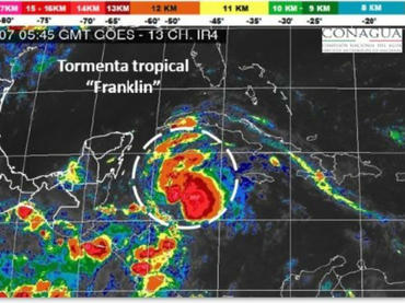Se forma la tormenta tropical ‘Franklin’: SMN