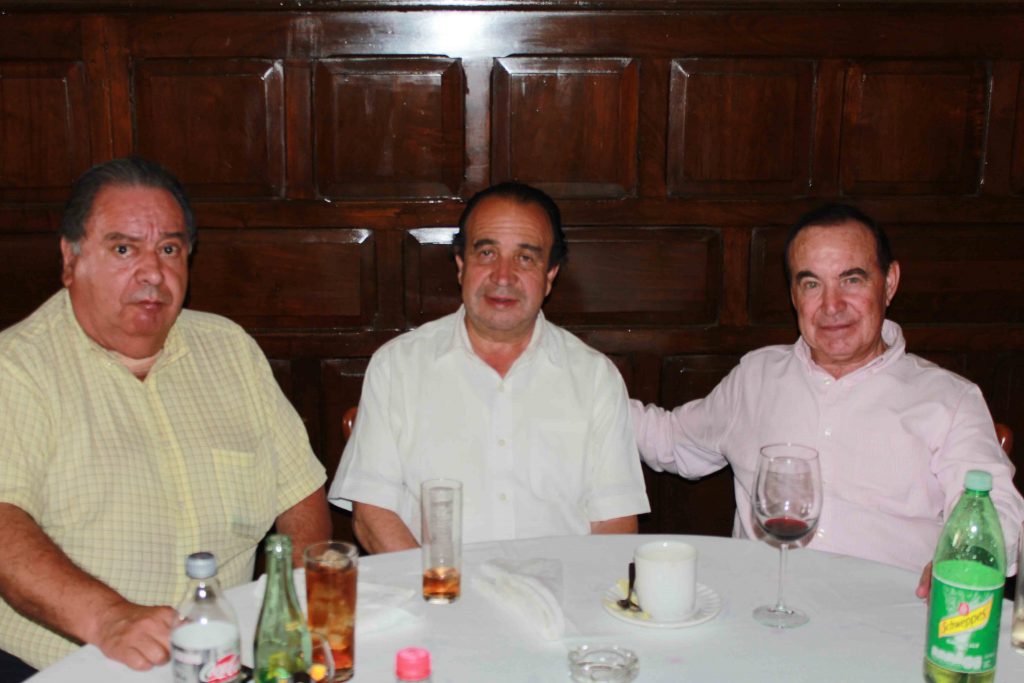 Guillermo Acebo, Jaime Lafuente y Abelardo Uria