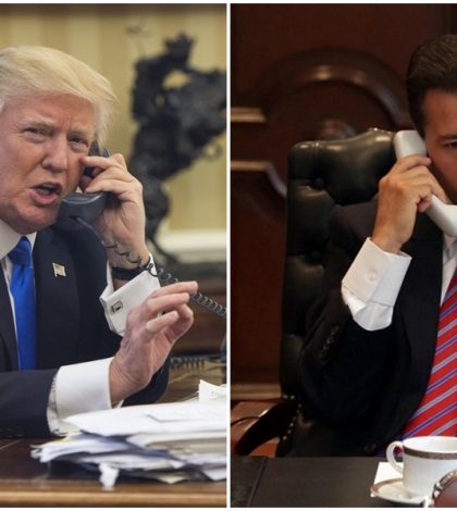 No puedes decir que no pagarás el muro: Trump a Peña