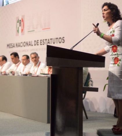 Ivonne Ortega ve piso parejo con reformas a estatutos del PRI