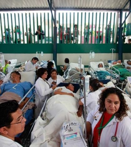 Continúan 395 víctimas del sismo en hospitales públicos del país
