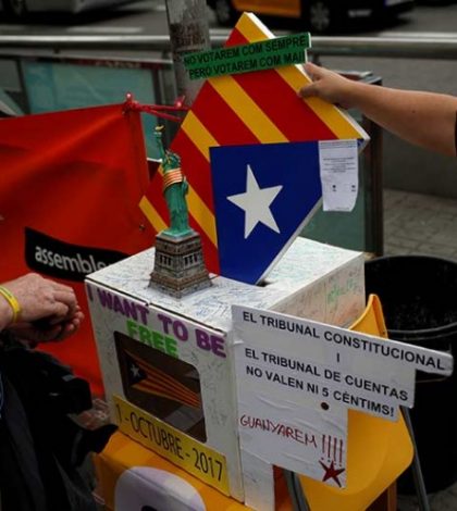 Guardia Civil española bloquea páginas de apoyo a referéndum catalán