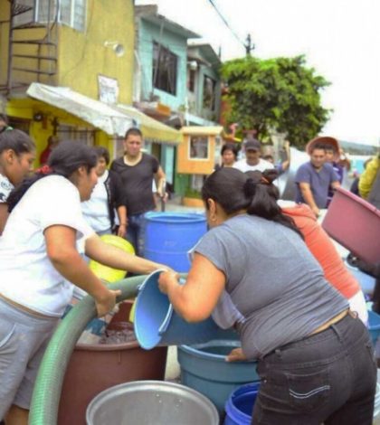 #Video Desabasto de agua en Tláhuac es atendido por 100 pipas