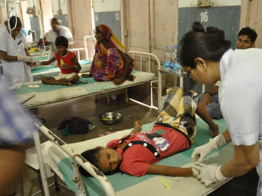 Investigan la muerte de niños en un hospital en India