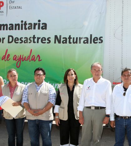 Coordina JM Carreras acciones para apoyar damnificados por sismos