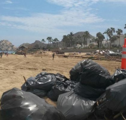 Prohíben usar playas en BCS tras tormenta Lidia