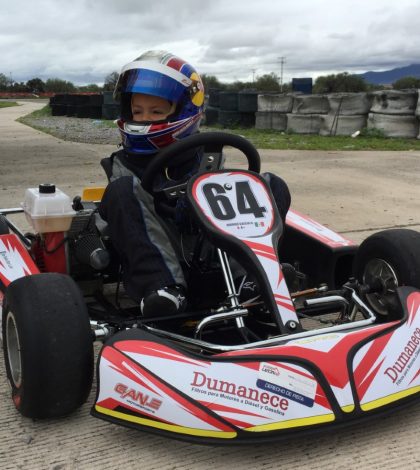 El piloto potosino Rodrigo Galicia de seis años debutará en el Automovilismo Nacional