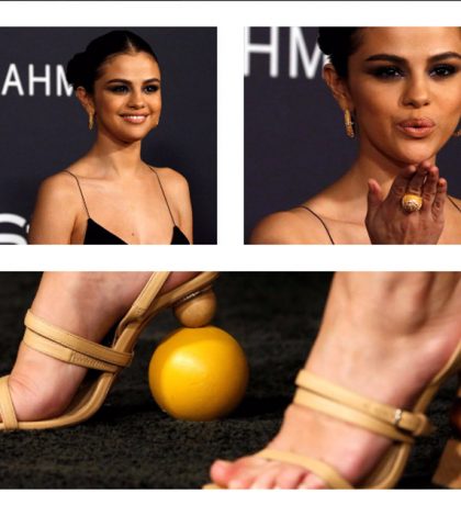 Selena Gomez reaparece con zapatos de tacón