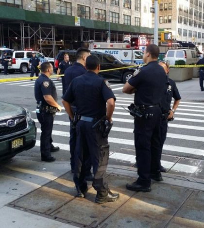 Responde policía a posibles disparos en el Bajo Manhattan