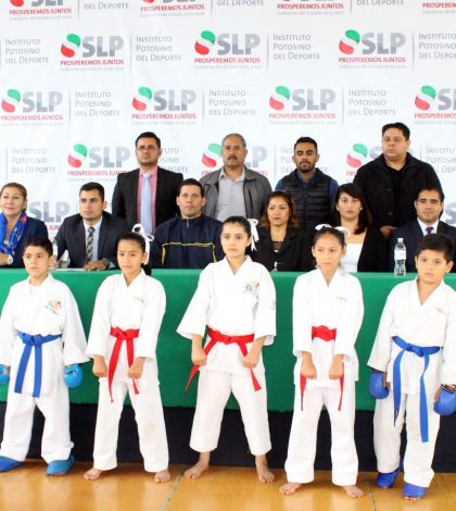El INPODE apoya la liga de karate do de San Luis Potosí