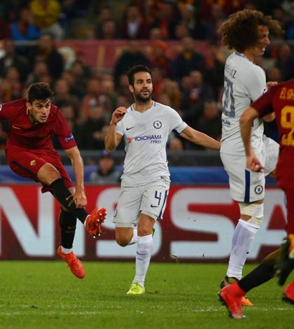 Roma golea al Chelsea sin Héctor Moreno
