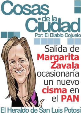 Cosas de la ciudad: Salida de Margarita Zavala ocasionaría un nuevo cisma en el PAN