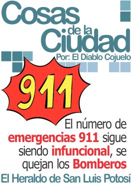 El número de emergencias 911 sigue sindo infuncional, se quejan los Bomeros