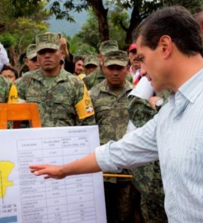 Peña supervisa tareas de reconstrucción tras sismo en Chiapas