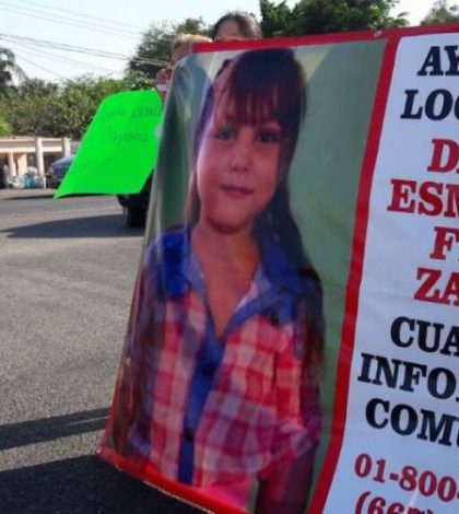 Encuentran los restos de Dayana, niña de 5 años  que desapareció hace 4 meses en Sinaloa
