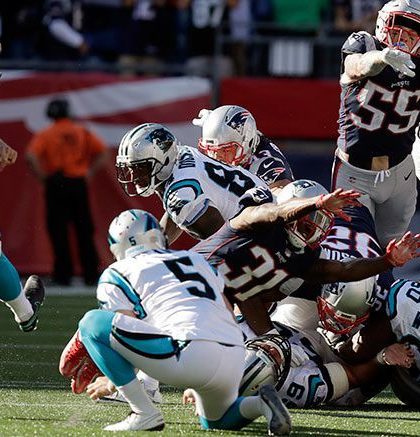 Patriots cae frente a Panthers con dramático gol de campo