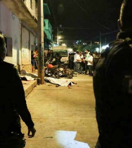 Cinco jóvenes fueron acribillados anoche en Berriozabal