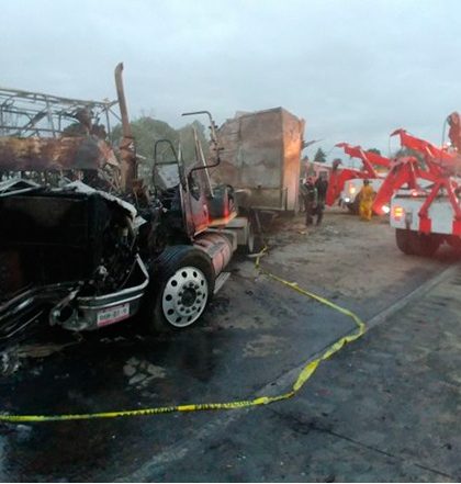 Reportan fuerte accidente en el kilómetro 98 de la autopista México-Querétaro
