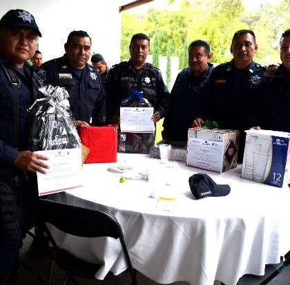Festejan el Día del Policía en San Luis Potosí
