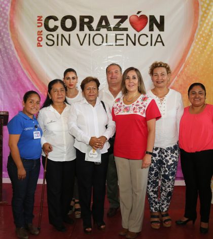 Un éxito la campaña impulsada por Lorena Valle, “Por Un Corazón Sin Violencia”