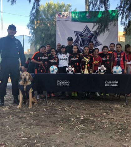Apoya DGSPE torneo de futbol en la colonia General I. Martínez