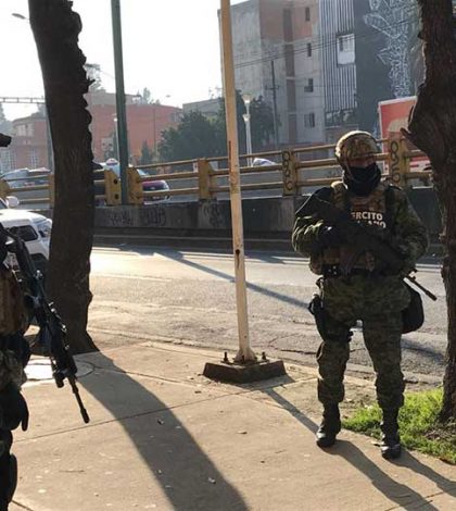 Alerta a vecinos operativo militar en Iztacalco