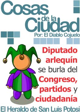 Cosas de la ciudad: Diputado arlequín se burla del Congreso, partidos y ciudadanía