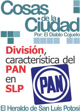 División, característica del PAN en SLP