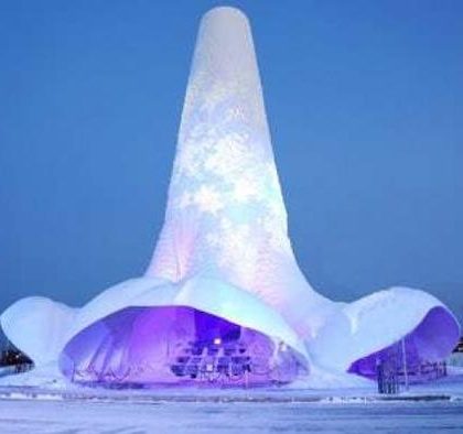 La torre de hielo más grande del mundo se encuentra en China