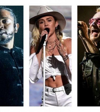 Kendrick Lamar, Miley Cyrus y U2 actuarán en el Grammy