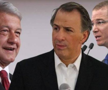 AMLO, J.A. Meade y R. Anaya ya son candidatos presidenciales