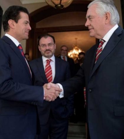 Peña Nieto reafirma compromiso en fortalecer relación con EUA