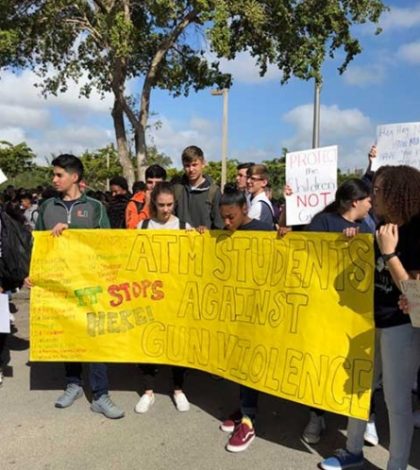 Estudiantes de Florida lanzan  campaña contra la violencia armada