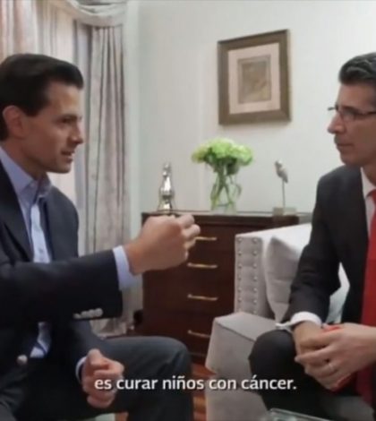 Peña Nieto reconoce labor de especialistas contra el cáncer