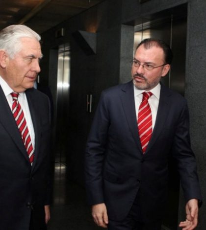 Videgaray y Tillerson hablan de seguridad, TLCAN y Venezuela