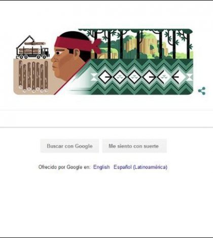Google recuerda al ambientalista rarámuri Isidro Baldenegro