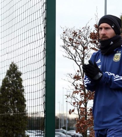 Messi, ausente en la práctica de Argentina