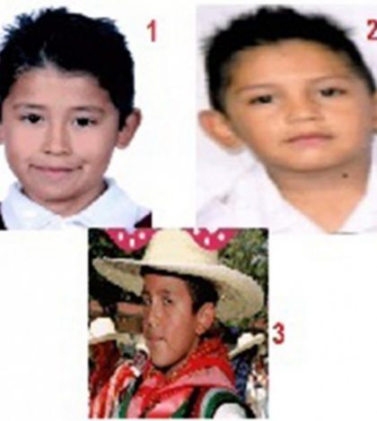 Alerta Amber: tres niños de Coyoacán, desaparecidos