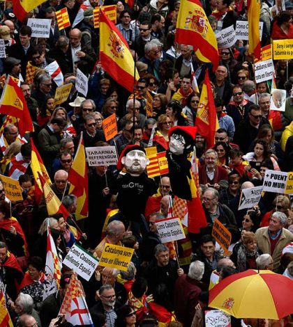 Miles se mofan en Barcelona del movimiento independentista