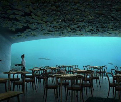 El primer restaurante submarino de Europa