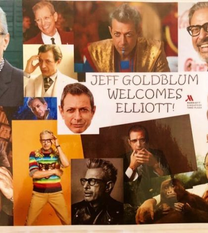 Huéspedes piden foto de Jeff Goldblum en su habitación, y el hotel duplica la apuesta