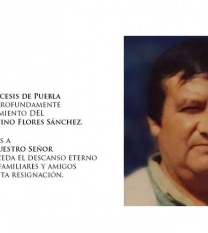 Puebla confirma muerte del padre Lucino Flores; fue atropellado