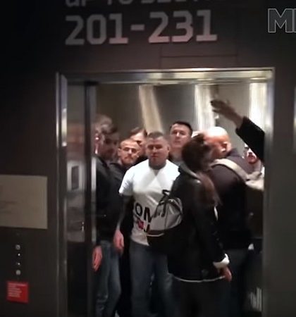 Conor McGregor causó destrozos en el Media Day de UFC 223 y la policía lo busca