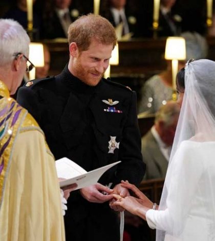El príncipe Harry y Meghan Markle ya son marido y mujer