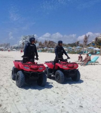 Refuerzan seguridad en Cancún ante llegada de spring breakers