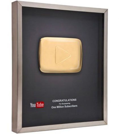 Imagen Televisión recibe  Botón de Oro de YouTube